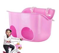 Bic-ycle Seat Basket, Kids Basket Doll Seat Front Basket For Doll With Straps Bic-ycles Kids Accessories For Tricycle, BalanceBike & Stroller 21x15x14cm