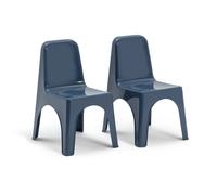 Bica Kids Set of 2 Navy Plastic Chairs