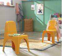 Bica Kids Set of 2 Yellow Plastic Chairs