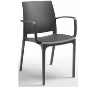 Bica Volga Contract Stack Chair - Charcoal
