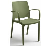 Bica Volga Contract Stack Chair - Green