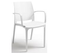 Bica Volga Contract Stack Chair - White