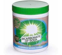 Bicarbonate of Soda 500g - Pure Baking Soda for Cleaning, Baking, Deodorising, Laundry & Multi-Purpose Household Use (Container: Plastic Box)