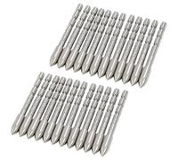 BICASTER 24pcs Arrow Broadheads for ID4.2mm/.165in Arrows Stainless Steel (110 grains)