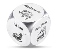 Bicfuiot Date Night Ideas Stocking Stuffers for Wife Husband Boyfriend Girlfriend Christmas Food Dice Decider Valentines Day for Him Couples Anniversary Food Dice Game Christmas Funny Gift Exchange