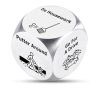 Bicfuiot Funny Retirement Gift for Woman Men Cool Small Retired Gifts Humorous Happy Retirement for Retired Couples Women for Coworker,Teacher,Nurse,Principal,Grandparents,Dad,Mum Decision Dice