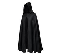 Bichingda Men's Deluxe Renaissance Cloak Medieval Viking Costume King Robe Halloween Victorian Hooded Cape