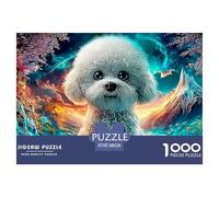Bichon Fantasy 1000 Piece Adults Puzzle Kids Age Games Puzzle Game Difficult Impossible Challenging & Brainteasing 38x26cm/1000pcs