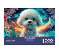 Bichon Fantasy Jigsaw Puzzles 1000 Pieces. Whimsical Challenge Toy for Adults Kids 52x38cm/1000pcs