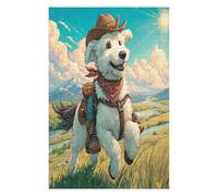 Bichon Frise 1000 Piece Jigsaw Puzzle for All Ages Cute Animal Pets Idea Spooky Fun High Resolution Print Home Decor Stress Relief 1000 PCS