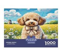 Bichon Frisé 1000 Piece Jigsaws for Adults Fun, Challenging & Brainteasing Birthday Gifts for Women And Man Art Colorful DIY Craft 70x50cm/1000pcs