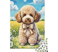 Bichon Frisé 1000 Pieces Jigsaw Puzzles for Adults Jigsaws Challenging Game Family Challenging Educational Challenge Home Decoration for Adults Gifts Ideas 1000pcs (75x50cm)