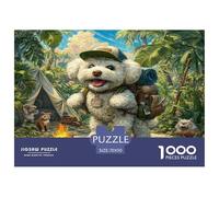 Bichon Frise 1000pc Jigsaw Puzzle Ultra Difficult Stress Relief Puzzle Made in UK Missing Piece Guarantee 100% Recycled 70x50cm/1000pcs