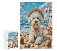 Bichon Frise 300Pc Jigsaw Puzzles Suitable Adults Children Jigsaws Festive Gathering Family Bonding Whimsical Design Great Gift Loved Ones 300 PCS
