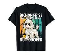 Bichon Frise Dad Like A Regular Daddy But Cooler Vintage T-Shirt