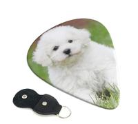Bichon Frise Dog Guitar Pickfor Pickups For Acoustic Electric Guitar Bass Ukulele