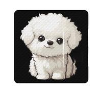 Bichon Frise Dog Large Picnic Mat Beach Blanket Waterproof Foldable Bag for Camping Outdoor