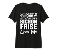 Bichon Frise Dog Lover Cute Fluffy Dog Owner Premium T-Shirt