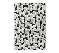 Bichon Frise Dog Pattern, Jigsaw Puzzles 1000 Pieces, Wooden Jigsaw Family Game Wall Decor for Adults Teens