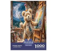 Bichon Frise Puzzle 1000 Pieces Jigsaw Adults Kids Puzzles Creative Challenge Games Home Decoration Inspirational Games Educational 1000pcs 70x50cm/1000pcs