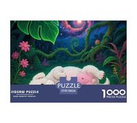 Bichon FrisePuzzles for Adults Game 1000 Pieces Home Decoration Challenging An Impossible And Difficult Challenge 38x26cm/1000pcs
