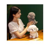 Bichon Realistic Frise Stuffed Dog Plush Toy Poodle Doll Soft Gift Birthday