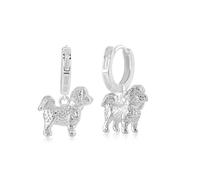 Bichon Silver Earrings