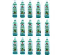bick.shop® 15x Aloe Vera Drink Zero 0.5 L AloeVera with Pulp Disposable