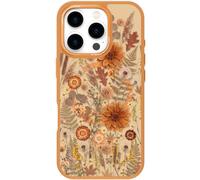 bicol Magnetic Case for iPhone 16 Pro, Cute Floral Matte Phone Cover | Compatible with MagSafe, Military Grade Drop Protection, Slim Fit Aesthetic Phone Case for Women Girls