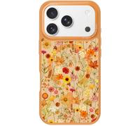 bicol Magnetic Case for iPhone 17 Pro Max, Cute Floral Matte Phone Cover | Compatible with MagSafe, Military Grade Drop Protection, Slim Fit Aesthetic Phone Case for Women Girls