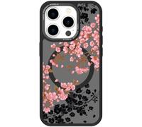 bicol Magnetic for iPhone 13 Pro Max Case, Cute Floral Matte Phone Cover | Compatible with MagSafe, Military Grade Drop Protection, Slim Fit Protective Phone Case for Women Girls
