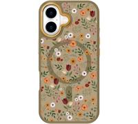 bicol Magnetic for iPhone 17 Case,Cute Aesthetic Floral Matte Cover