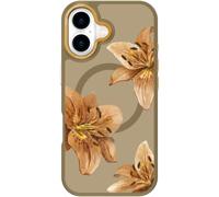 bicol Magnetic for iPhone 17 Case, Cute Floral Matte Phone Cover