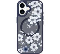 bicol Magnetic for iPhone 17 Case, Cute Floral Matte Phone Cover