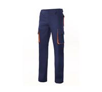 Bicolour Multi-Pocket Trousers Velilla Bleu 34