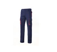 Bicolour Multi-Pocket Trousers Velilla Bleu 46
