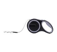 Bicolour Retractable Pet Leash Automatic Extending 8 Meter Rope Flexible Borzoi Roulette 26Feet 1Pcs(Light Grey)