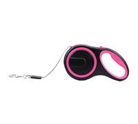 Bicolour Retractable Pet Leash Automatic Extending 8 Meter Rope Flexible Borzoi Roulette 26Feet 1Pcs(Pink 1Pcs)