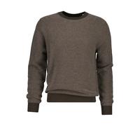 Bicolour Textured Cotton and Wool Pullover Gant Marron L
