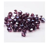 Bicone Glass Beads, Bicone Glass Crystal Beads Multicolor 3mm 4mm 6mm Pack of 260 for Jewelry Making(Z210ab,3mm)