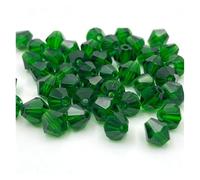 Bicone Glass Beads, Crystal Bicone Beads Multicolor 3mm 4mm 6mm Pack of 255 for Jewelry Making DIY(Color-13,3mm(About 120pcs))