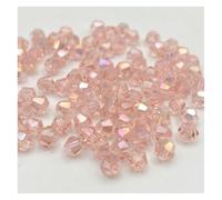 Bicone Glass Crystal Beads, Crystal Bicone Beads Multicolor 3mm/4mm/6mm 255 Pcs for DIY Jewelry Making(32,6mm(About 45pcs))