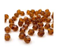 Bicone Glass Crystal Beads, Crystal Bicone Faceted Spacer Beads 3mm 4mm 6mm Multicolor 255 pcs for DIY Jewelry Making(J-09,4mm)