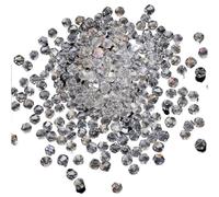 Bicone Glass Crystal Beads, Faceted Crystal Bicone Beads Multicolor 2-10mm(Clear Ab,8mm 35pcs)