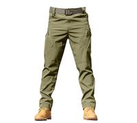 BiCophy Men's Outdoor Hiking Trousers Windproof Water-Repellent Breathable Lightweight Sports Walking Climbing Sportswear Cargo Pants with Zipper Pockets