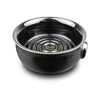 Bicrops Shaving Soap Bowl For Men, Easier to Lather Black