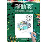 BICTOBER à mettre en couleurs: 31 dessins fait à la main durant le Inktober 2021