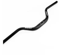 BICYCGEAR 25.4 Mountain Bike Handlebar 640mm, 100mm Rise Bicycle Handlebar 10° Backsweep Aluminum Riser Handle Bars for E Bike, Dirt, Fixie Gear, Motorcycle, BMX, Cruiser, MTB, 1 inch