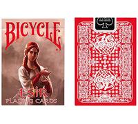 Bicycle AEsir Viking Gods Deck (Red) by US Playing Card Company