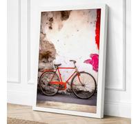 Bicycle Against Decay Urban Canvas Wall Art Print 18x12 Inch | Ready to Hang, Gallery Wrapped, Fade-Resistant Inks, Securely Packaged, UK Made